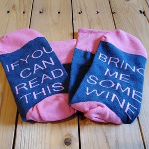 "Bring Me Some Wine" Women's sock